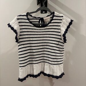 Striped Knit Top